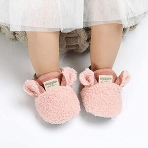𝅺Baby Cozy Slip-on Slippers  Pink